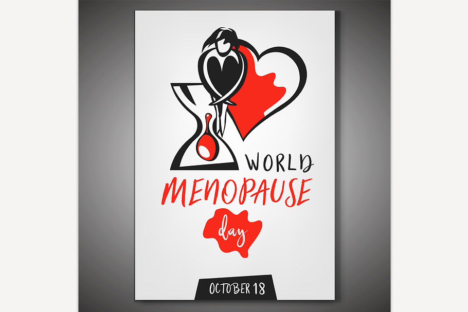Menopause day poster