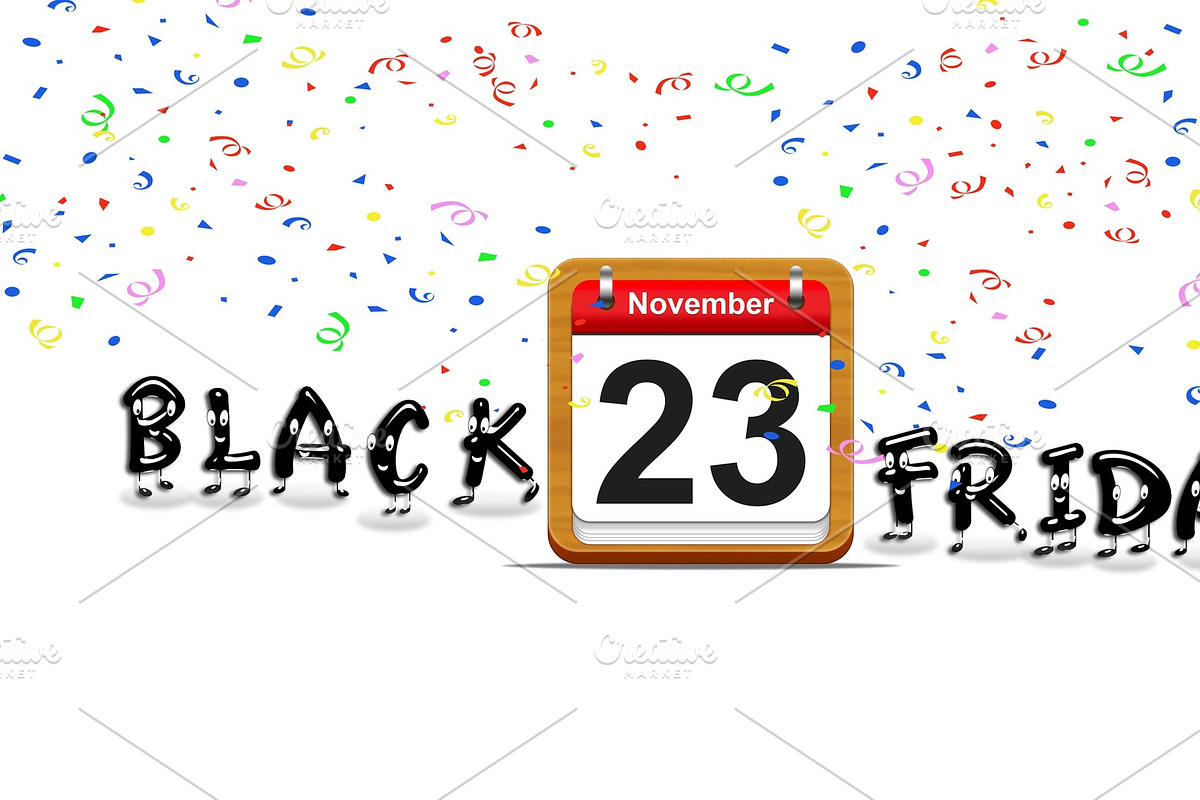 Black Friday day november 23, 2018. in Illustrations - product preview 8
