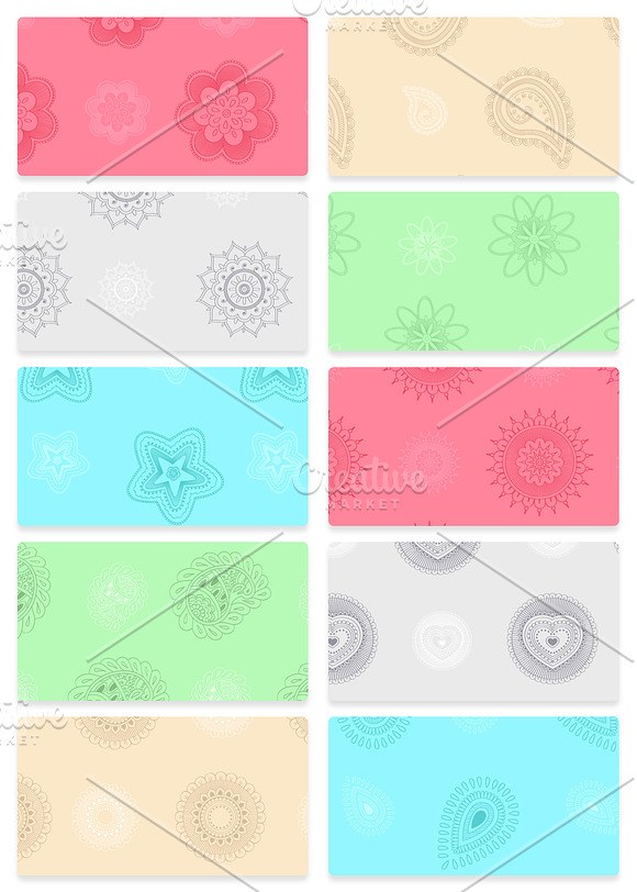 Vector Floral Patterns - 20 in Patterns - product preview 1