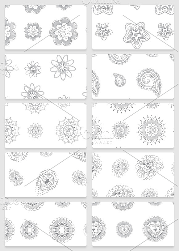 Vector Floral Patterns - 20 in Patterns - product preview 2