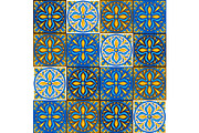 Moroccan ceramic tile seamless