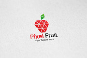 Pixel Fruit - Logo Template
