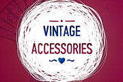 Vintage brashstroke accessories(EPS)