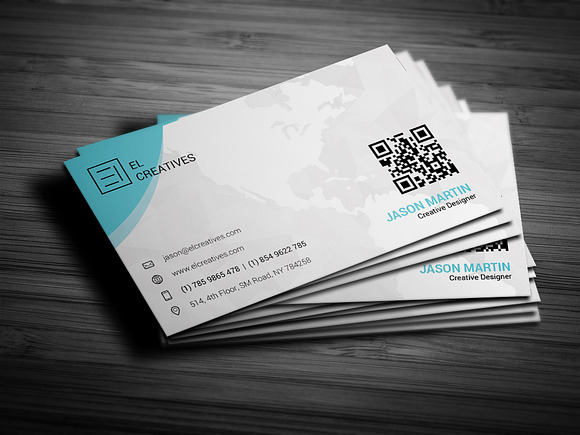 Creative Map Business Card in Business Card Templates - product preview 2
