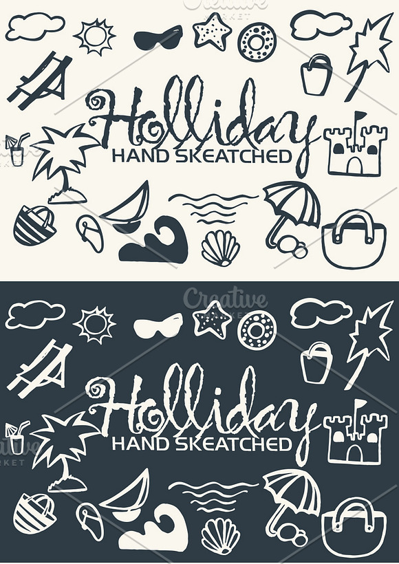 Holliday ClipArt - Vector & PNG in Illustrations - product preview 1