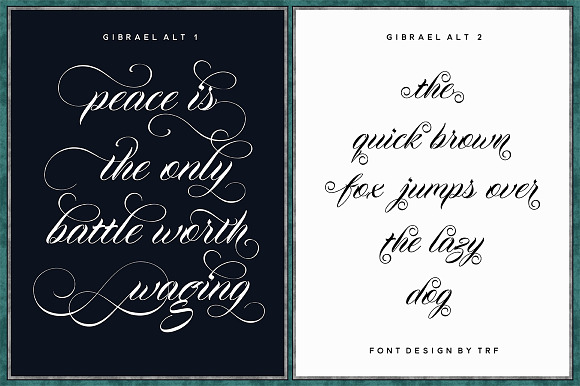 Gibrael in Script Fonts - product preview 2