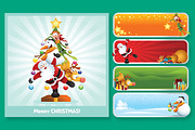 Fun Christmas Character Collage Set