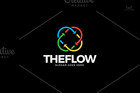 The Flow Logo in Logo Templates - product preview 1