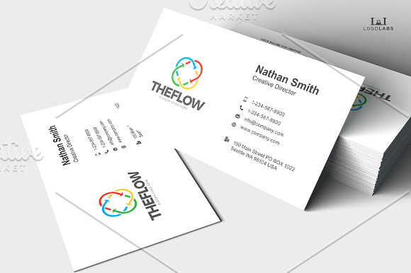 The Flow Logo in Logo Templates - product preview 3