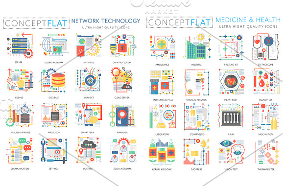 384 Complex concept flat icons in Flat Icons - product preview 11