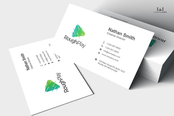 Rough Play Logo in Logo Templates - product preview 3