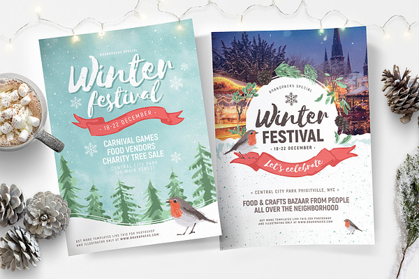 Winter Festival Flyers & Posters