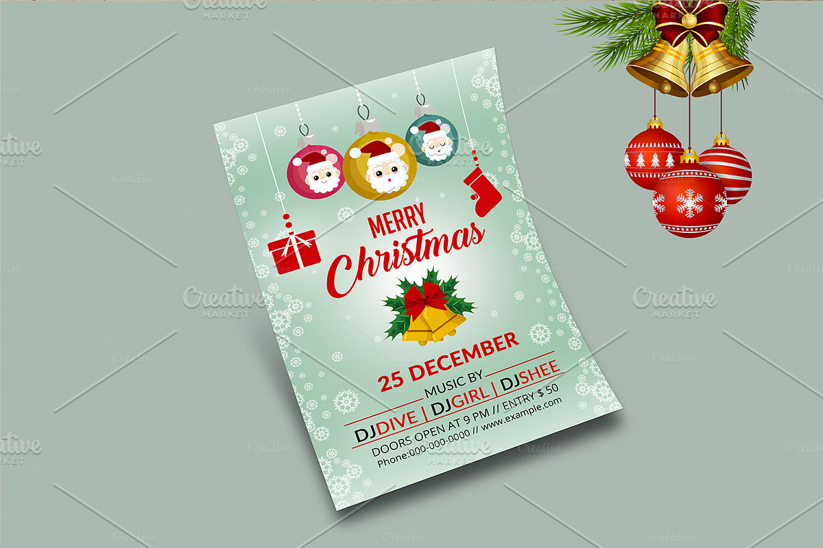 Christmas Party Flyer V902 in Flyer Templates - product preview 8