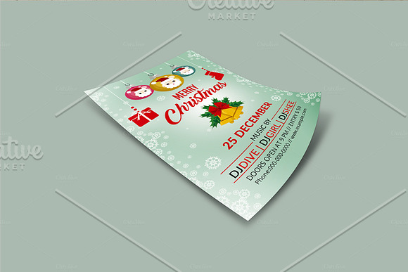 Christmas Party Flyer V902 in Flyer Templates - product preview 1
