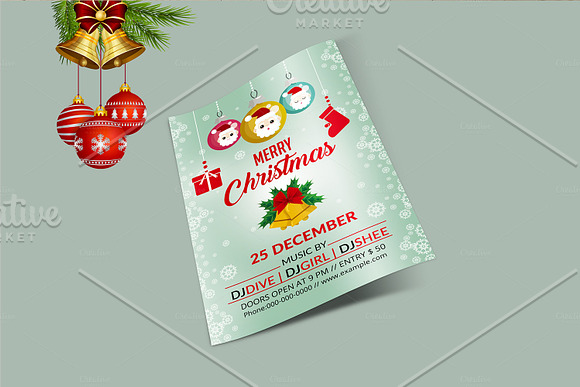 Christmas Party Flyer V902 in Flyer Templates - product preview 2