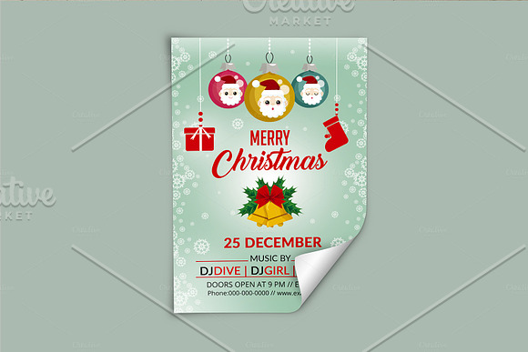 Christmas Party Flyer V902 in Flyer Templates - product preview 4