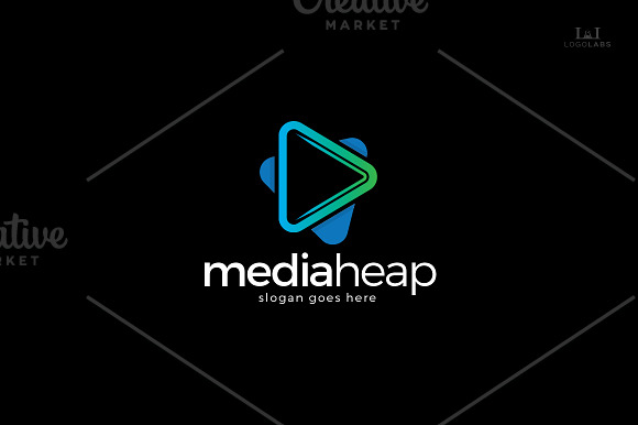 Media Heap Logo in Logo Templates - product preview 1