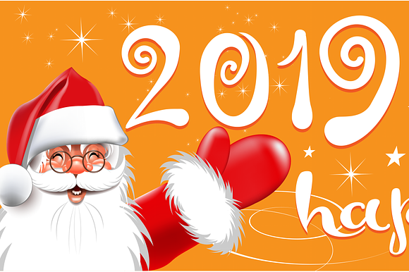 2019 Happy New Year in Illustrations - product preview 3