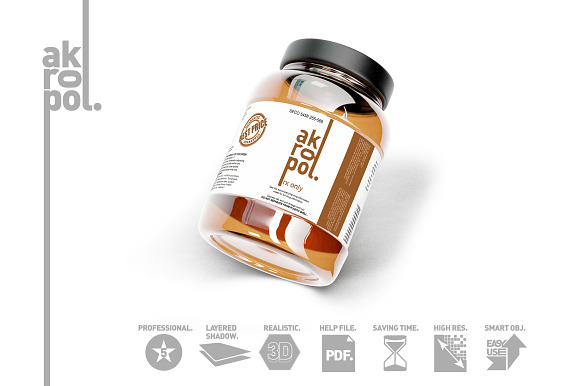 Amber Bottles in Product Mockups - product preview 6