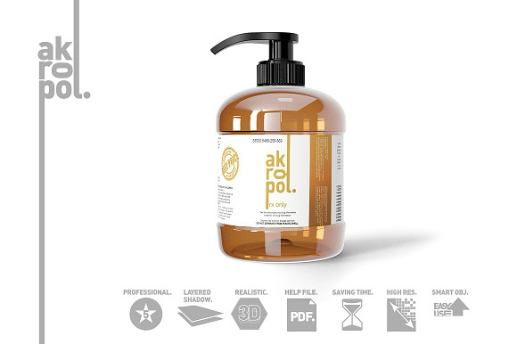 Amber Bottles in Product Mockups - product preview 13