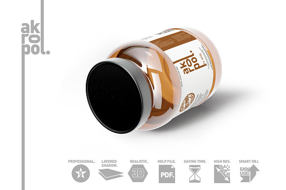 Amber Bottles in Product Mockups - product preview 15