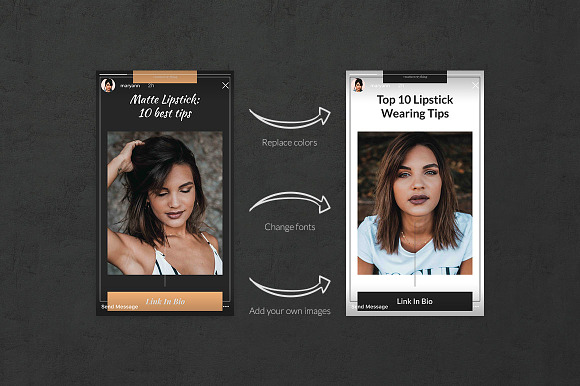 Q Beauty Instagram Stories in Instagram Templates - product preview 3