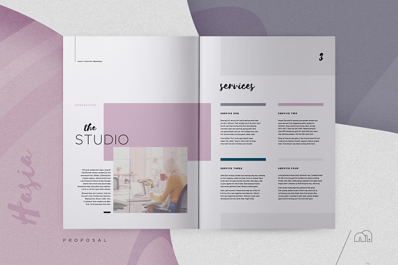 Hasia - Pitch Pack in Brochure Templates - product preview 1