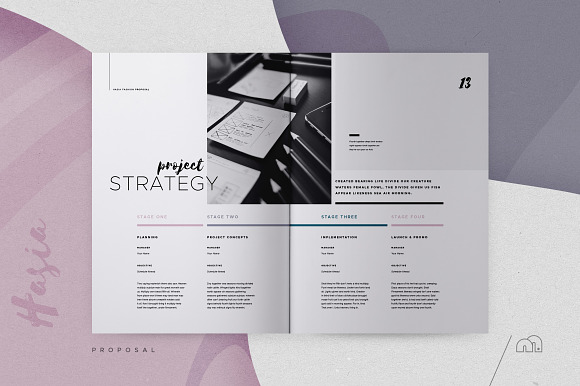 Hasia - Pitch Pack in Brochure Templates - product preview 3