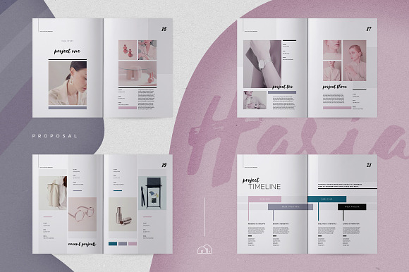 Hasia - Pitch Pack in Brochure Templates - product preview 4