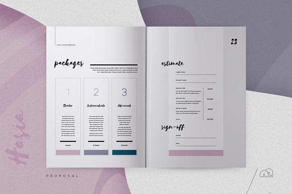 Hasia - Pitch Pack in Brochure Templates - product preview 5