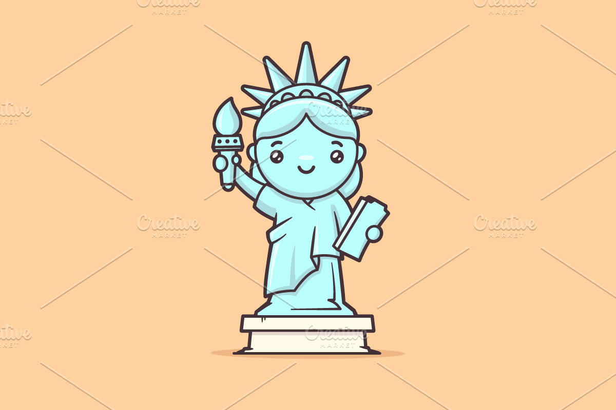 Statue of Liberty - PREMIUM ITEM in Illustrations - product preview 8