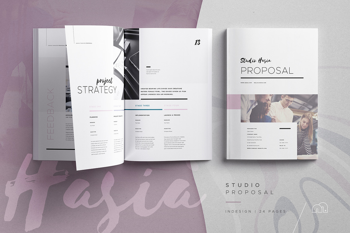 Hasia - Proposal in Brochure Templates - product preview 8