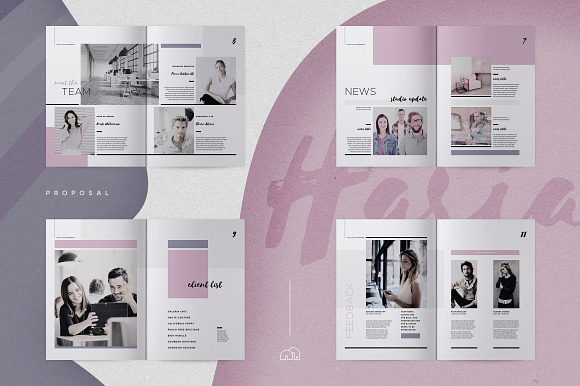 Hasia - Proposal in Brochure Templates - product preview 2