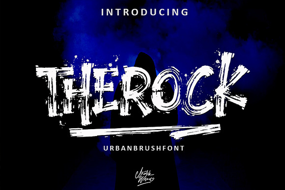 THEROCK // URBAN BRUSH in Display Fonts - product preview 1