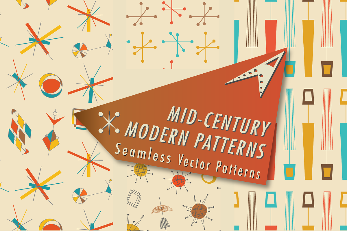 Mid-Century Modern Patterns: Eames in Patterns - product preview 8