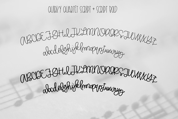 Quirky Quartet - Font Collection in Display Fonts - product preview 2