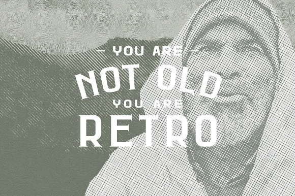 Retrohead Vintage Font | Typeface in Display Fonts - product preview 4