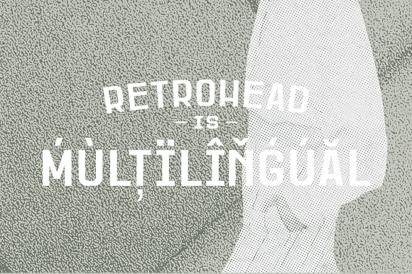 Retrohead Vintage Font | Typeface in Display Fonts - product preview 6