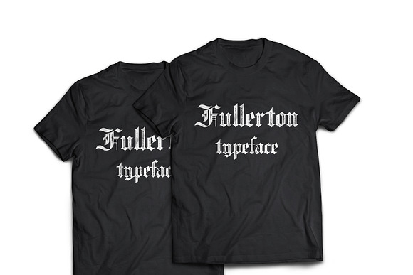 Fullerton typeface font in Gothic Fonts - product preview 6