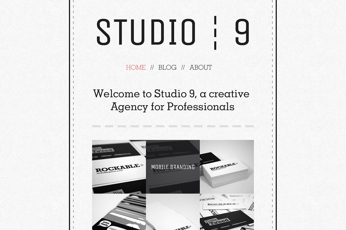 Studio 9 - a Creative Agency Portfol in WordPress Minimal Themes - product preview 8