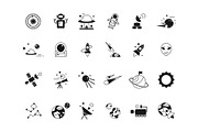Explorer space icons. Telescope
