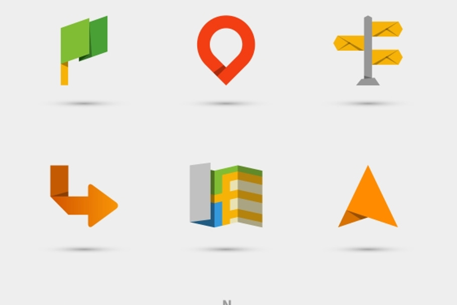 Map, location and navigation icons in Navigation Icons - product preview 8