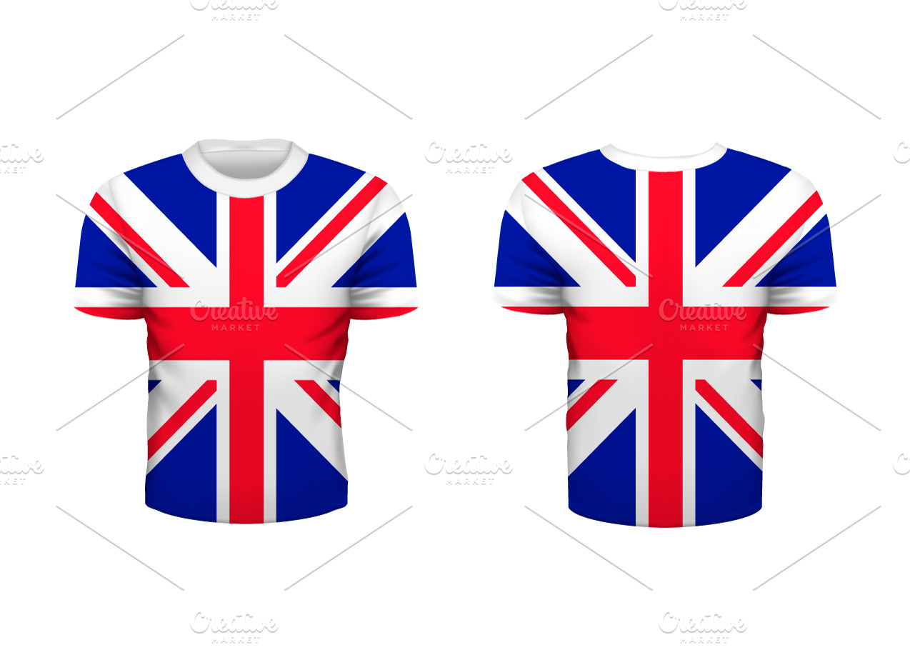T-shirt with Great Britain flag | Creative Daddy
