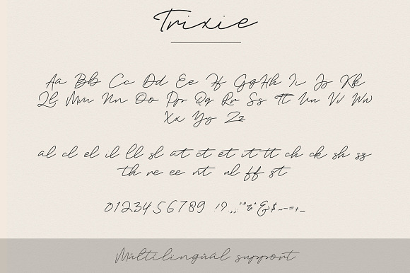 Trixie Script - 3 Weights in Script Fonts - product preview 7