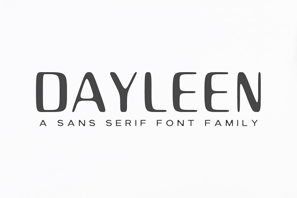 Dayleen Sans Serif Font Family in Sans-Serif Fonts - product preview 4