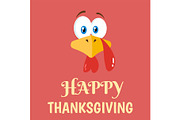 Thanksgiving Turkey Bird Label