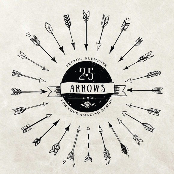 Hand Drawn Arrows in Illustrations - product preview 2