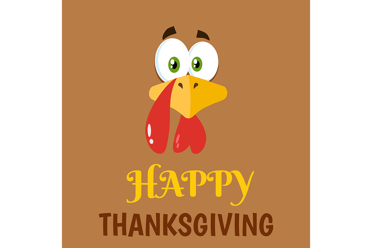  Turkey Bird Greeting Card in Illustrations - product preview 8