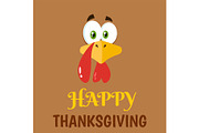  Turkey Bird Greeting Card