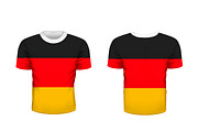 Sport t-shirt with germany flag 